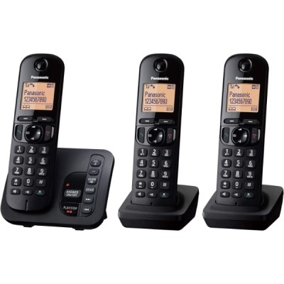 TELEPHONE PANASONIC KX-TGC223 TRIO NOIR-2